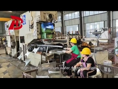 1050 H14 Disque rond d'aluminium mince à induction 1,5 mm lumineux pour les casseroles à pizza