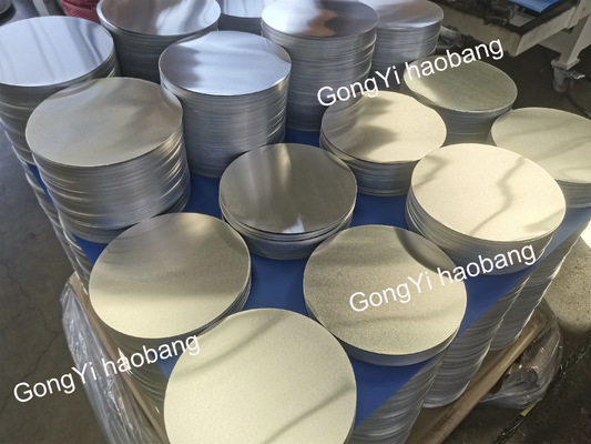Série 5 alliage d'aluminium de haute qualité utilisé pour la plaque ronde de pot d'aluminium non collant et la gaufre d'aluminium