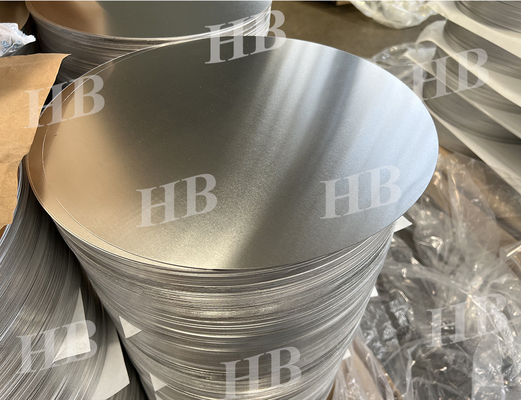 1060 - H14 Disques circulaires en plaquette en aluminium lisses pour les panneaux d'avertissement routier de la série 1