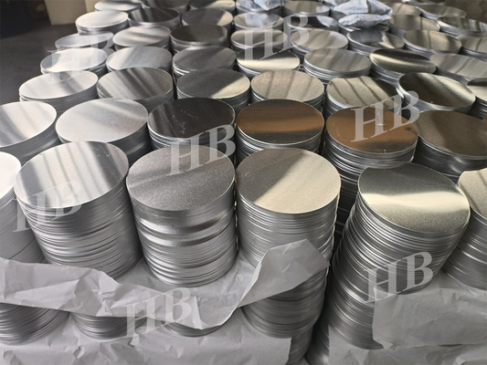 Série 5 alliage d'aluminium de haute qualité utilisé pour la plaque ronde de pot d'aluminium non collant et la gaufre d'aluminium