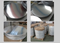 Disque en aluminium adapté aux besoins du client du cercle O-H112 pour le plat rond de gaufrette de bouilloire