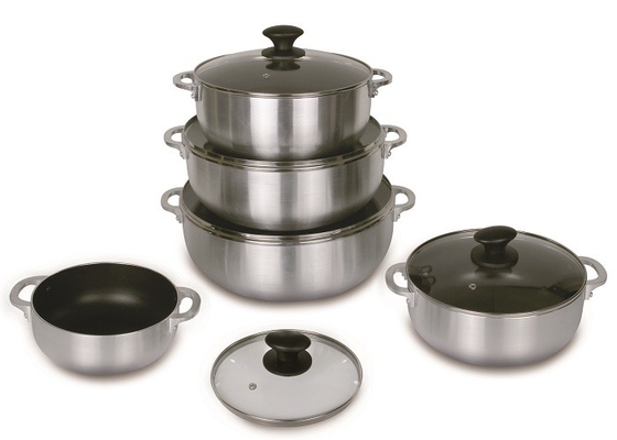 L'aluminium 1050 pur de Cookware entoure la surface simple argentée de l'alliage H14 1/4 dur