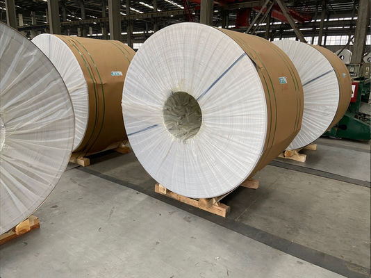 bande de bobine d'aluminium résistant à la corrosion de 0,3-6 mm d'épaisseur personnalisée avec une production intelligente 24 heures sur 24 pour des ustensiles de cuisine haut de gamme