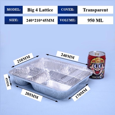 Fabrication par nous-mêmes et de bonne qualité Disposable carré en papier d'aluminium boîte à lunch résistant à haute température