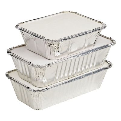 Fabrication par nous-mêmes et de bonne qualité Disposable carré en papier d'aluminium boîte à lunch résistant à haute température