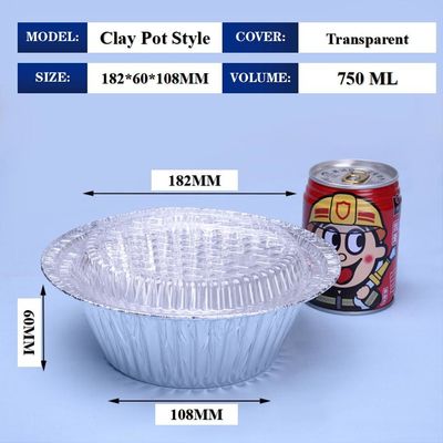 Boîte à lunch en aluminium de qualité alimentaire avec traçabilité de la qualité pour l'industrie de la restauration