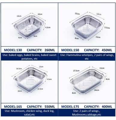 Convient pour les boîtes à repas en aluminium de qualité alimentaire dans l'industrie de la restauration, service sur mesure, avec plus de dix ans de soutien professionnel de l'usine