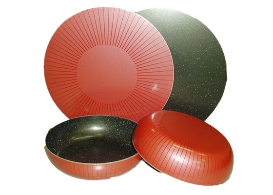 Diamètre en aluminium du plat 80mm de rond d'épaisseur du Cookware 6.0mm