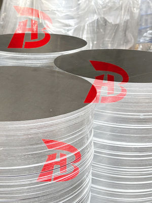 Cercles en aluminium argenté résistant à la rouille 1080/1100 0,3-6,0 MM pour luminaires décoratifs
