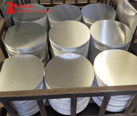 Bonne rotation et profondeur de dessin cercle rond Disque d'aluminium pour ustensiles de cuisine, couvercle de lampe, réflecteur, décoration