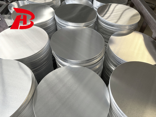 Surface revêtue B209 ASTM 3003 8011 1050 1100 1060 Cercles de disques en aluminium pour casseroles non collantes