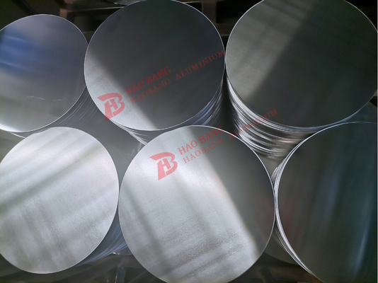 alliage 3003 cercle et disque en aluminium argenté utilisés pour les ustensiles de cuisine