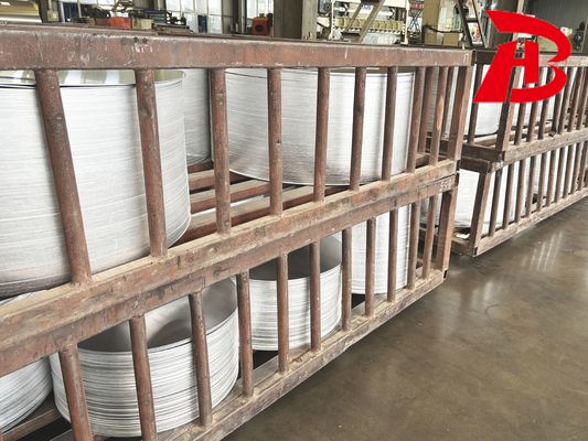 1050 1060 1070 1100 Cercle ronde en alliage d'aluminium avec une surface résistante à la corrosion
