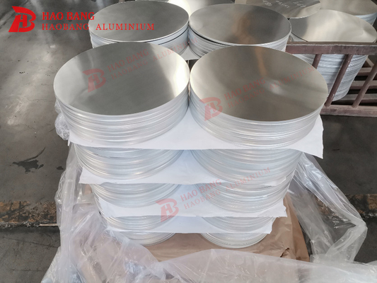990,9% d'aluminium pur 1100 cercle avec surface lisse et finition argentée