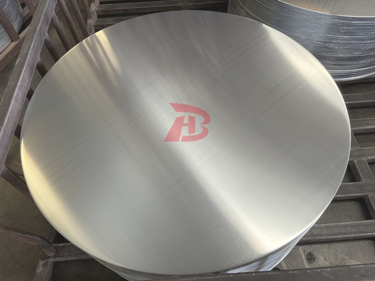 1100/1060/3003/1050 O H18 Disque d'aluminium à température ambiante pour ustensiles de cuisine Cercle en aluminium pour ustensiles de cuisine