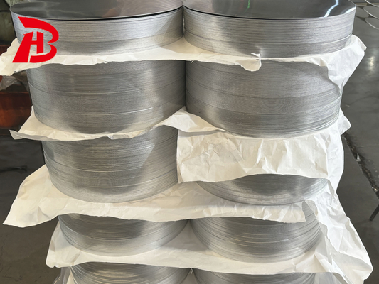 1100/1060/3003/1050 O H18 Disque d'aluminium à température ambiante pour ustensiles de cuisine Cercle en aluminium pour ustensiles de cuisine