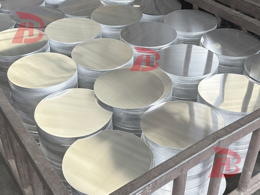 1100/1060/3003/1050 O H18 Disque d'aluminium à température ambiante pour ustensiles de cuisine Cercle en aluminium pour ustensiles de cuisine