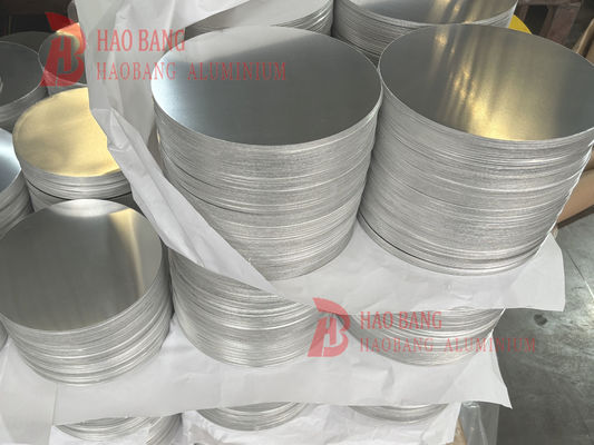 Cercle en aluminium sur mesure 100-1000 mm Diamètre surface lisse Dessin profond pour l'estampage industriel