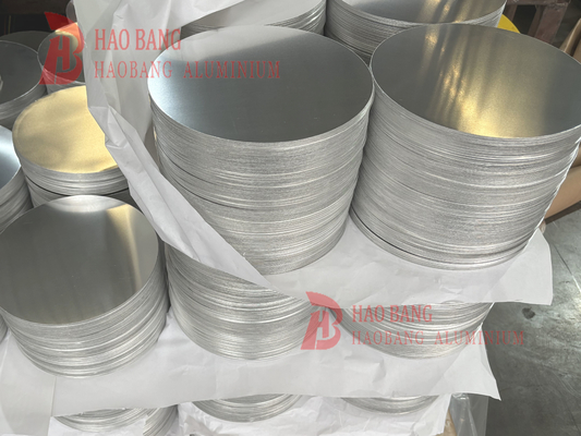 A1060 Ho Température Dc Matériau Disque de cercle d'aluminium pour la fabrication de pots de cuisine