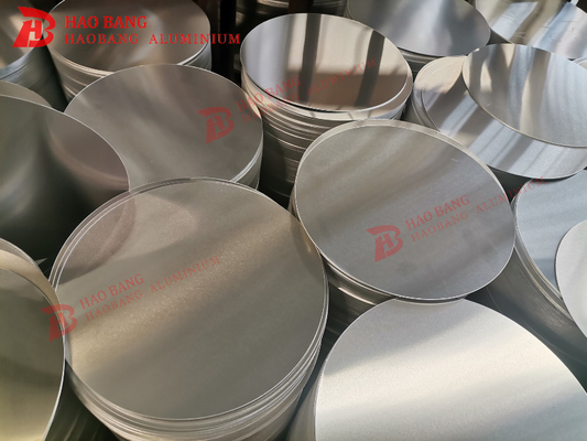 alliage 3003 cercle et disque en aluminium argenté utilisés pour les ustensiles de cuisine
