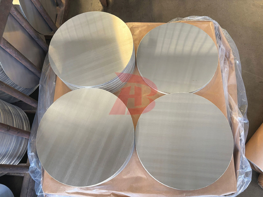 Cercle métallique en alliage d'aluminium à surface lisse de la série 3 pour les cercles de signalisation directe