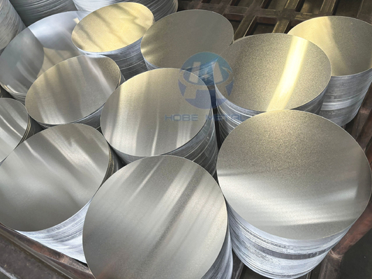 5052 5754 5083 Cercle d'aluminium anodisé Prix avec surface lisse et finition argentée