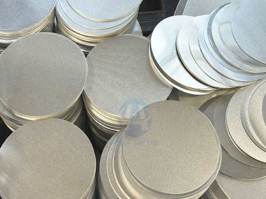Surface lisse miroir finition disques en aluminium cercles pour ustensiles de cuisine