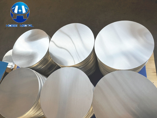 1100 Disques d'aluminium Circles Surface lisse Pas de déchirure Pas d'impression sur rouleau HB