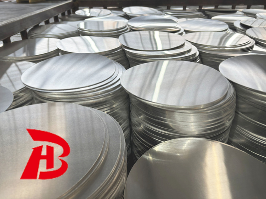 Pâtisserie 1100 en aluminium cercle blancs moulin de polissage finition 3 mm épaisseur laminage à chaud disque en aluminium pour ustensiles de cuisine