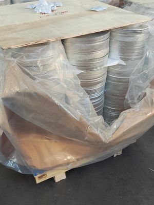 Cercle en aluminium personnalisé de 100 à 1000 mm de diamètre avec une surface lisse pour le dessin profond et l'estampage industriel