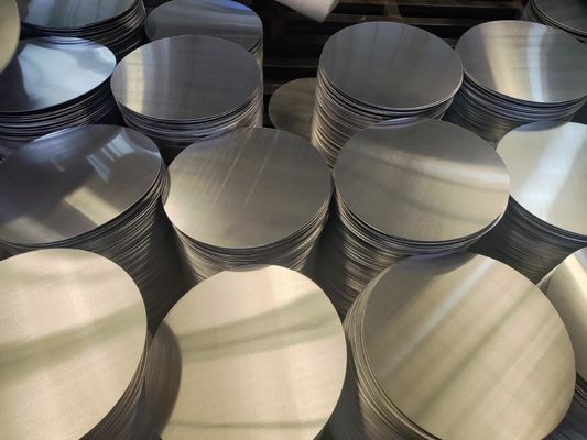 Smooth Surface High Flatness Aluminum Disc 1050 1060 3003 Alloy, 0.3–6mm Thick, Custom Size Aluminum Blank for Lamp Cover & Pots