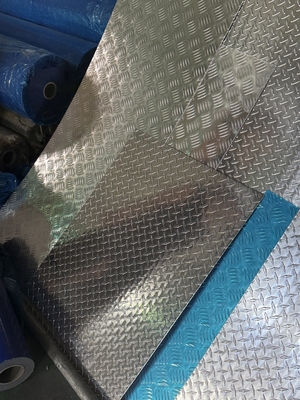 Tôle damier en aluminium, plaque ronde, finition usine, alliage séries 3000 et 5000