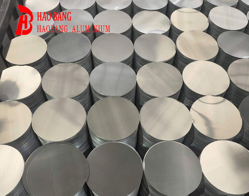 Cercle en aluminium sur mesure 100-1000 mm Diamètre surface lisse Dessin profond pour l'estampage industriel