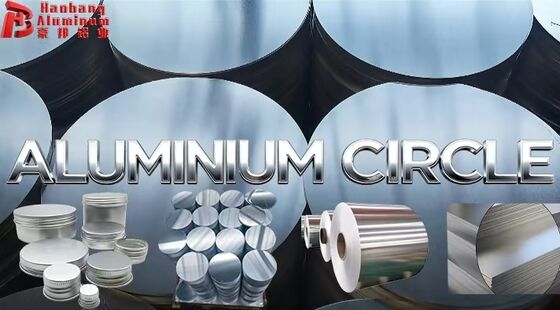 Disques ronds en aluminium personnalisables pour diverses applications d'ustensiles de cuisine, avec une épaisseur allant de 0,3 à 6 millimètres