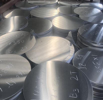 Plat en aluminium de cercle d'articles en verre creux profonds de Spining, disque d'aluminium de l'alliage O 3003