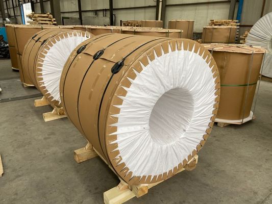 Une bobine en aluminium d'une épaisseur de 0,3 à 6 mm personnalisée, qui sert les usines mondiales d'ustensiles de cuisine haut de gamme.