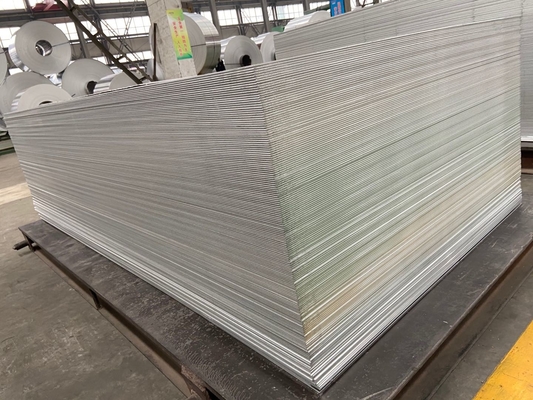 Meilleur vendeur de tôle d'aluminium Surface d'argent pour le bâtiment extérieur Conductivité électrique pour soutenir la personnalisation