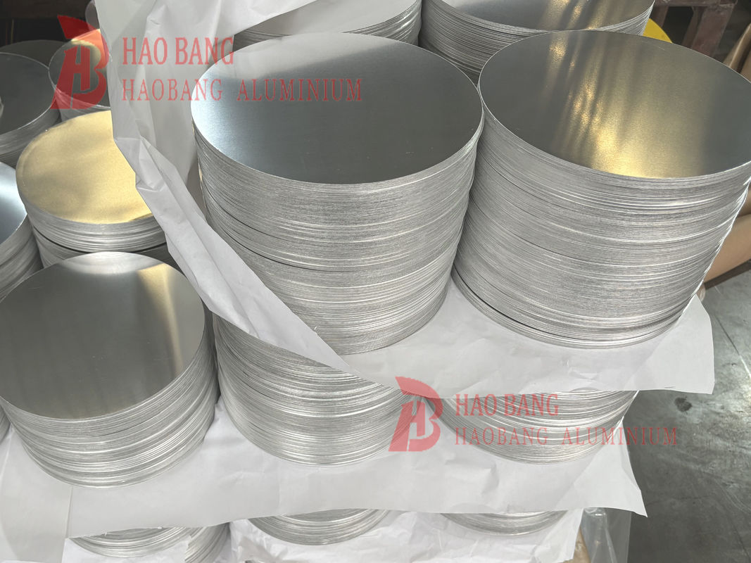 Cercle en aluminium sur mesure 100-1000 mm Diamètre surface lisse Dessin profond pour l'estampage industriel