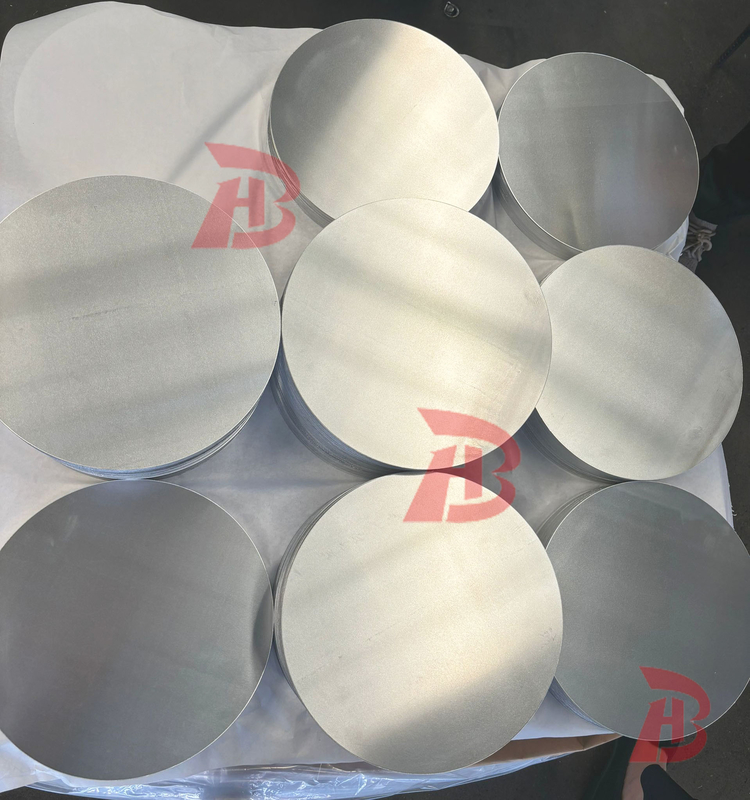 Disques de gaufres en aluminium laminées à chaud épaisseur 6 mm pour pots non collants