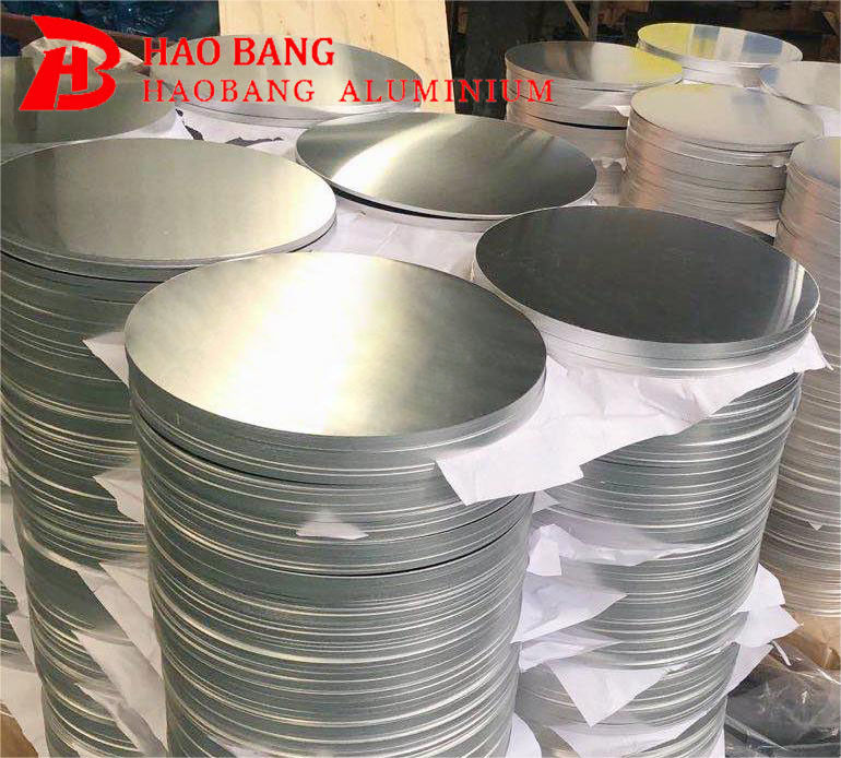 3003 1050 1060 Cercle d'aluminium blanc O doux H18, 100 ‰ 1000 mm de diamètre, disque d'aluminium à dessin profond pour l'estampage des ustensiles de cuisine