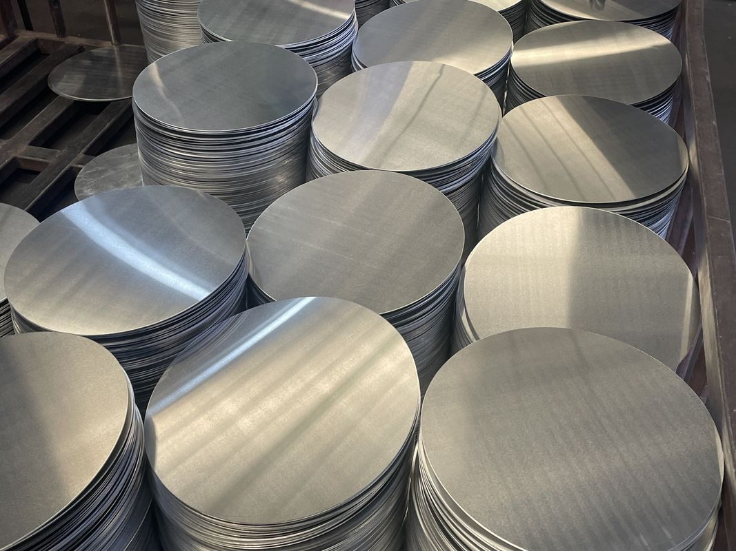 High Flatness Aluminum Disc 1050/3003 Alloy O H12 Temper CC DC Material Deep Drawing Crack Resistant Custom Diameter for Pots Pans Industrial Stamping