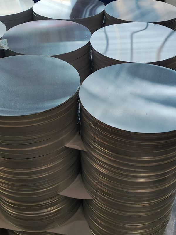 Cercles d'aluminium argenté brillant 1080/1100 0,3-6,0 MM pour la rénovation de la maison