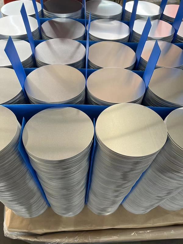 1050 1060 Aluminum Circle CC DC Material O H12 Temper Deep Drawing Crack Resistant Disc for Cookware Pots and Pans