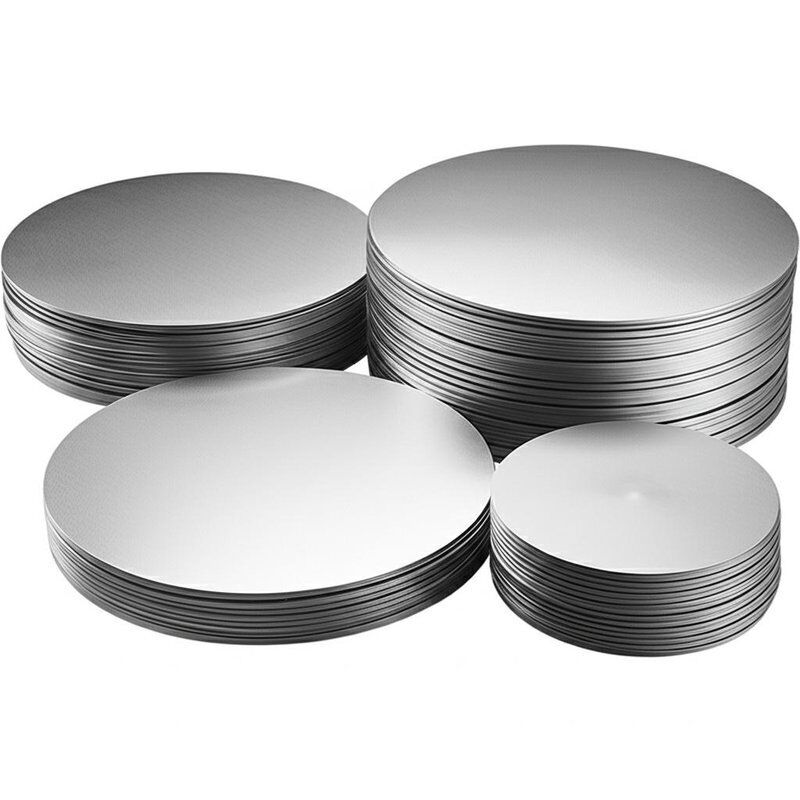Large sélection de disques et cercles en aluminium produits à partir d'alliages d'aluminium des séries 1, 3, 5 et 8, avec une inspection rigoureuse avant expédition