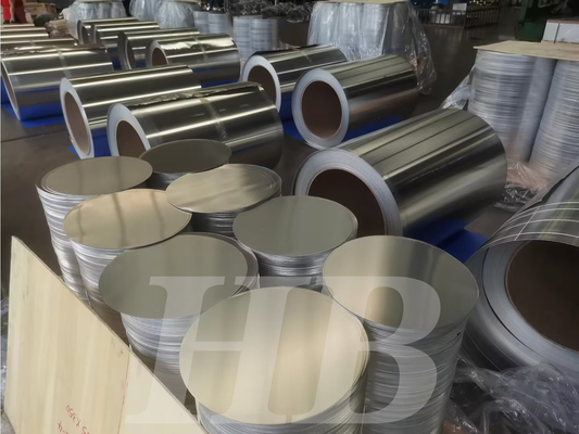 Disques en aluminium de haute résistance 3003, épaisseur 0,3-6 mm, diamètre 80-1600 mm